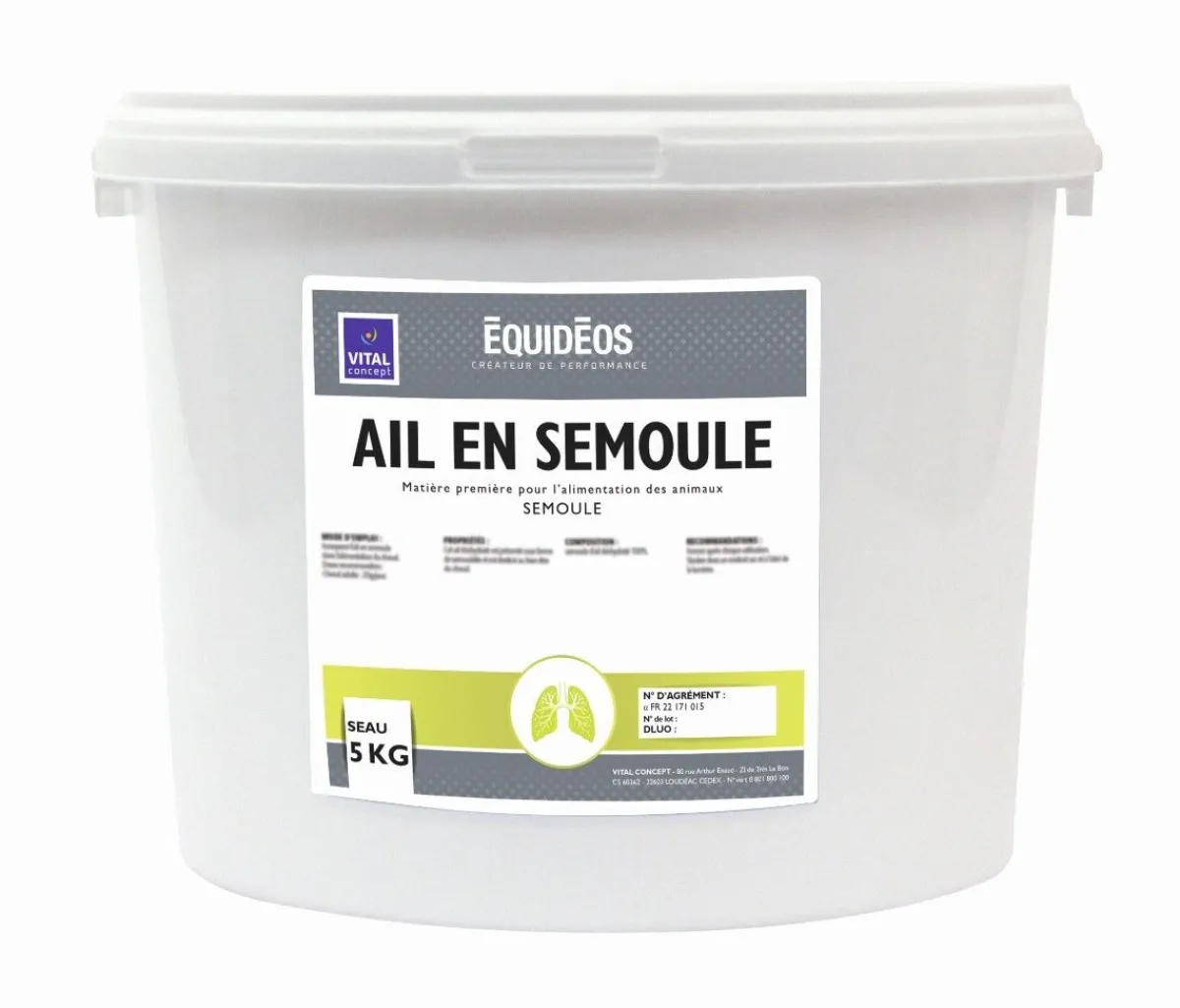 Sale Ail en semoule - 5kg Aliments Complémentaires