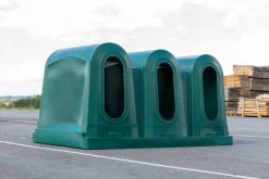 Cloche à fourrage rectangulaire - Équidéos - Grand Ouest Râteliers D'Extérieur