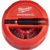 Hot Coffret de 15 embouts de vissage Shockwave PH PZ et TX - Milwaukee Outils
