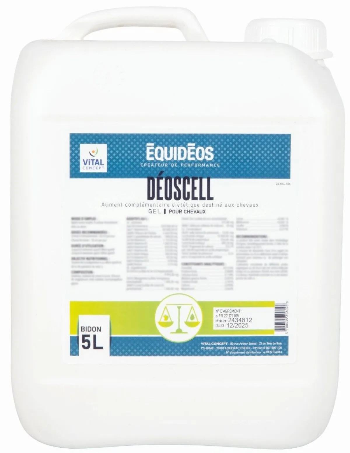 Déoscell - liquide Aliments Complémentaires