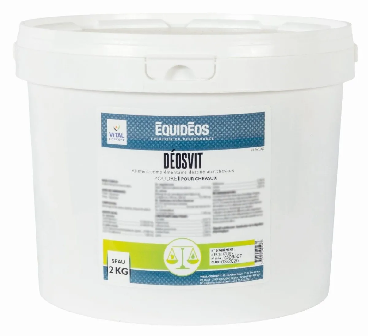 Online Déosvit - poudre - 2kg Minéraux & Vitamines|Aliments Complémentaires