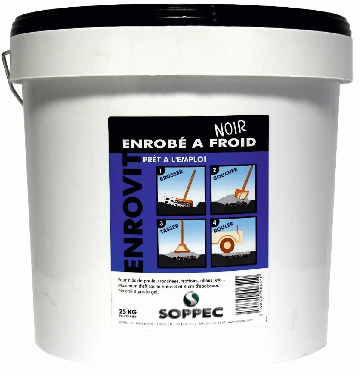 Clearance Enrobé à froid noir - 25kg Outils