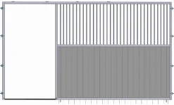 Discount Façade de box barreaudée - LMS Boxes