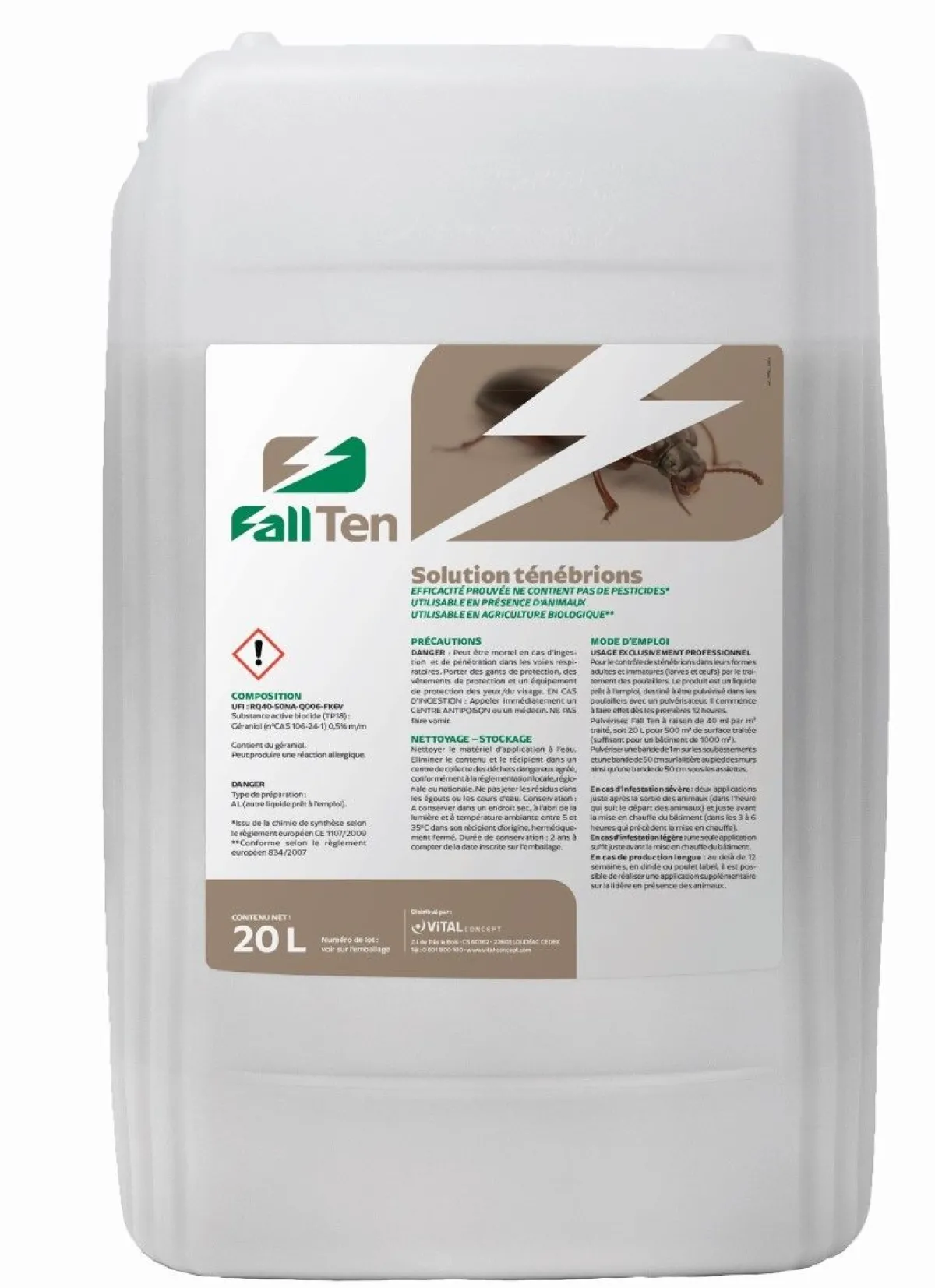 Hot Fall Ten - 20L Gestion Des Nuisibles