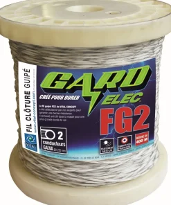 Fil guipé FG2 - Gardelec - 400m Fil De Clôture