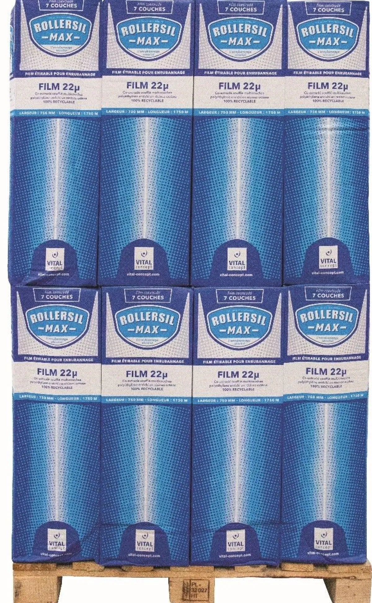 Online Film enrubannage Rollersil MAX 22µ - 750mm x 1750m Conservation Des Fourrages