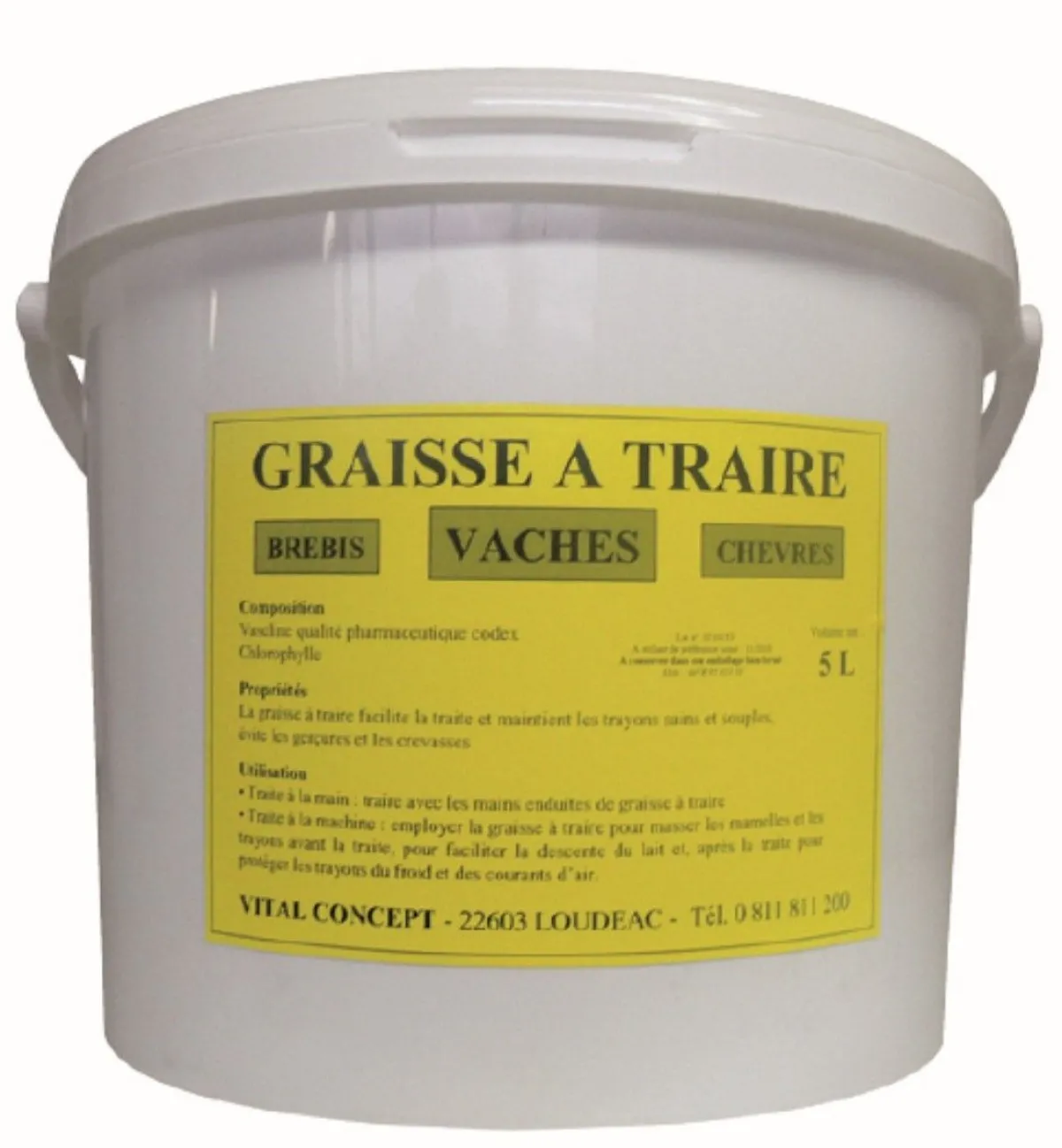 Graisse à traire - 5kg Produits De Soins