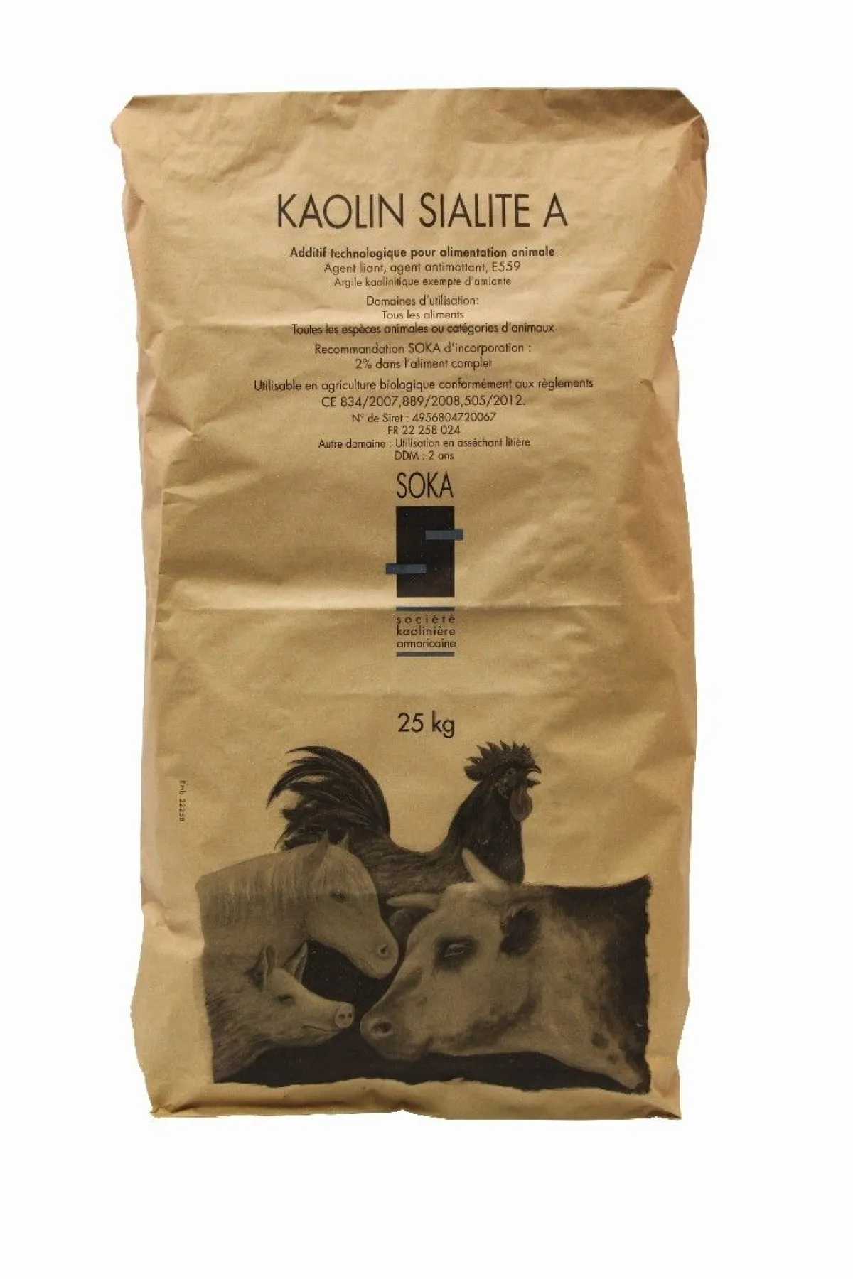 Sale Kaolin - 25kg Aliments Complémentaires