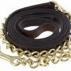 Outlet Longe de présentation en cuir avec simple chaîne à mousquetons Présentation En Main|Licols Et Longes