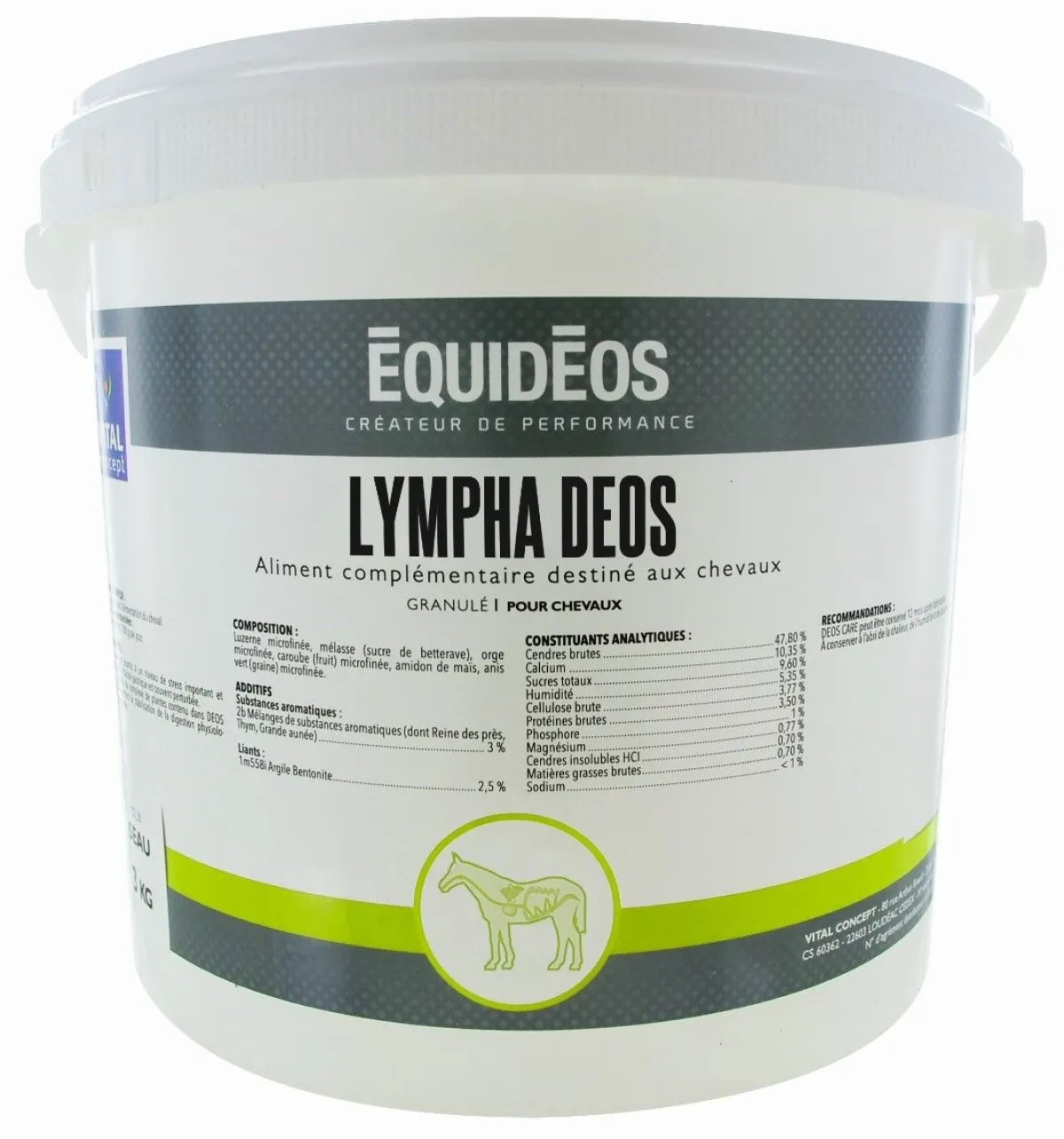 Online Lympha Déos - Granulé - 1kg Aliments Complémentaires