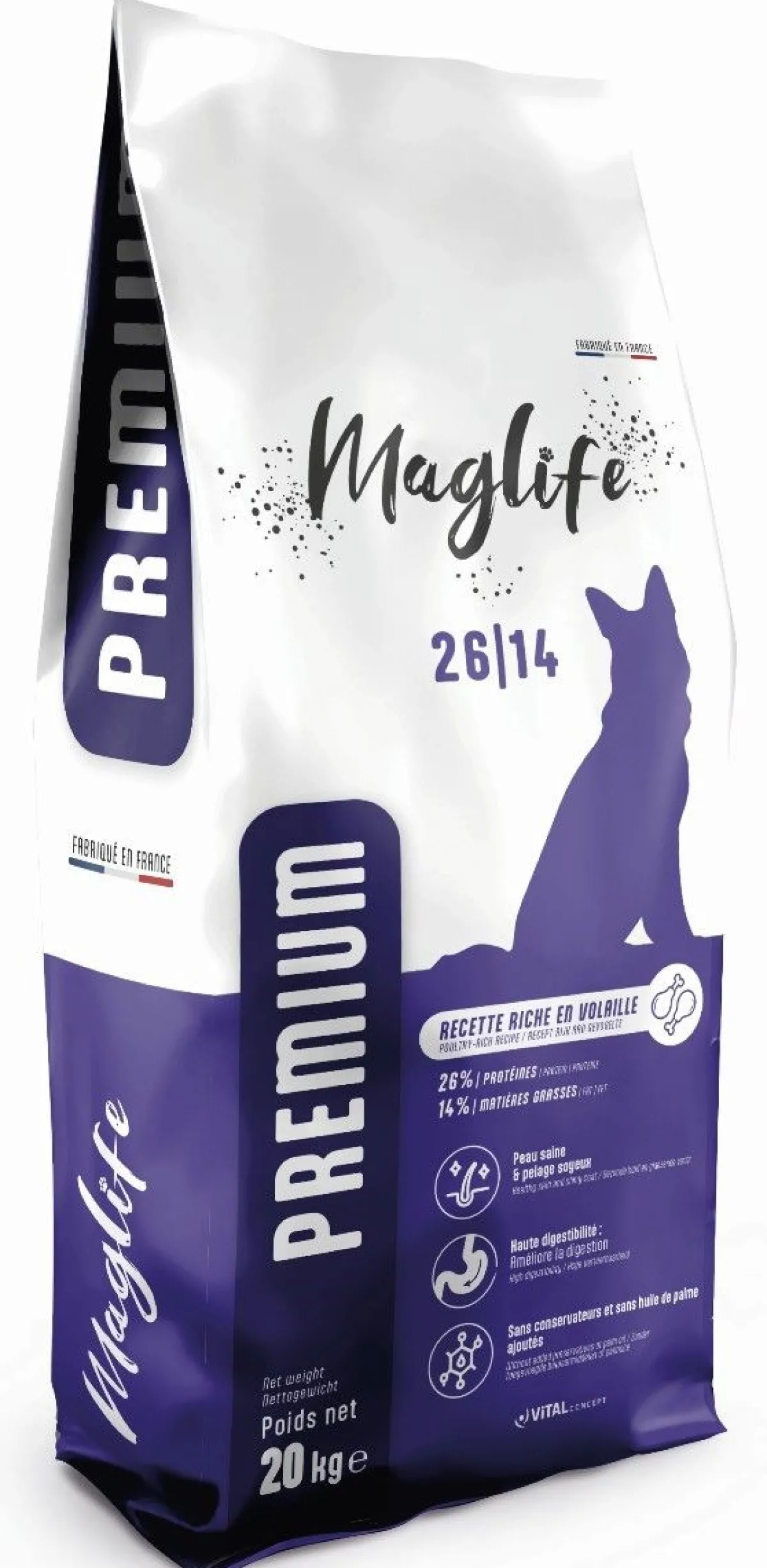 Sale Mag Life Premium Adult - 20kg Aliments Animaux De Compagnie