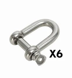 Online Manilles inox - 6 pièces Outils