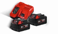 Best Pack 2 batteries 18V et chargeur 12V et 18V - M18 NRG-502 - Milwaukee Outils
