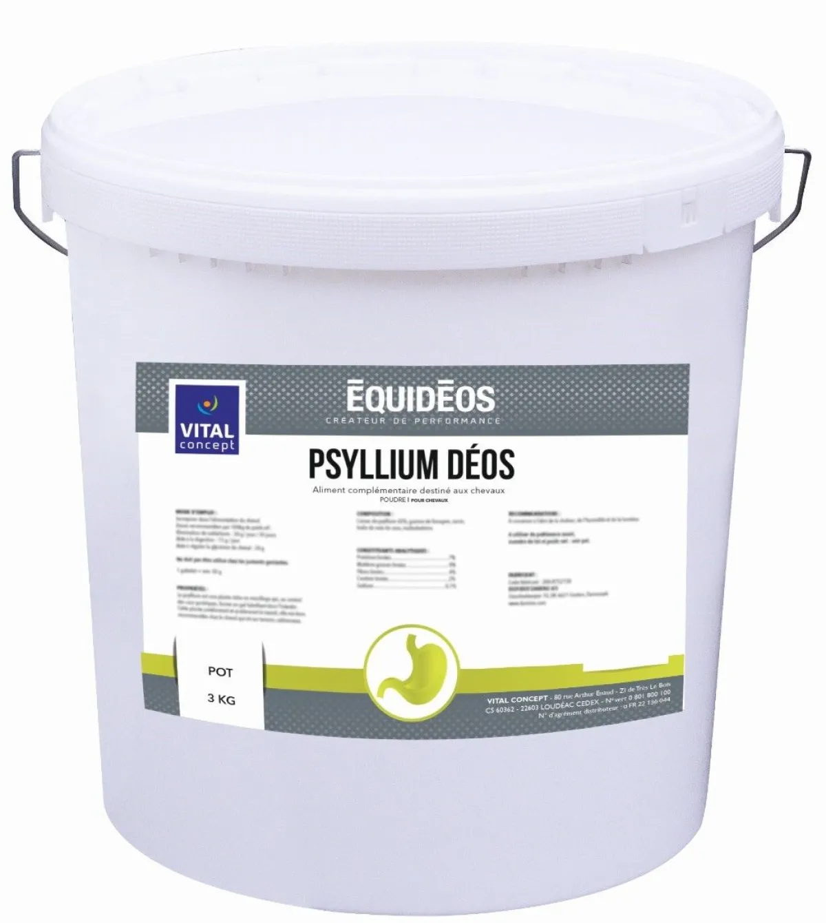 Hot Psyllium Déos - 3kg Aliments Complémentaires