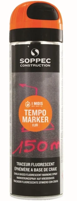 Hot Traceur temporaire fluorescent 1 mois - 500ml Outils